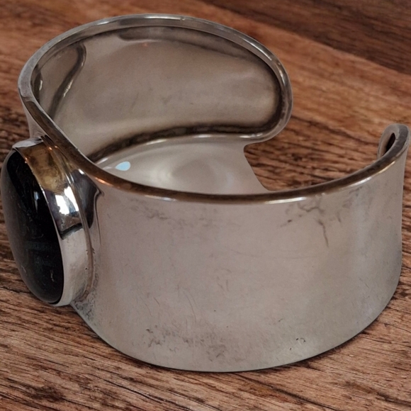 Dominique Dinouart Domingo designed Sterling Silver Cuff Bracelet Mexican Sterl - Picture 2 of 14